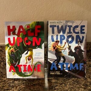 Set of 2 books: Half Upon a Time and Twice Upon a Time